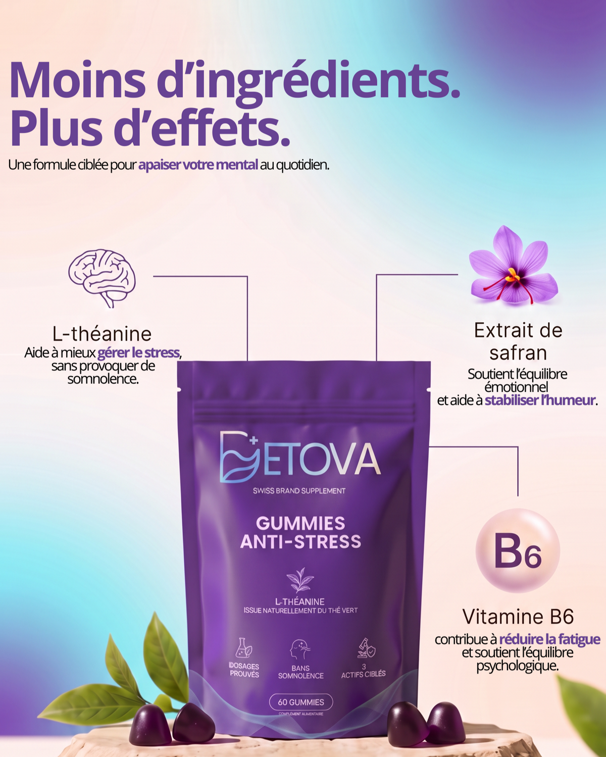 Gummies anti-stress