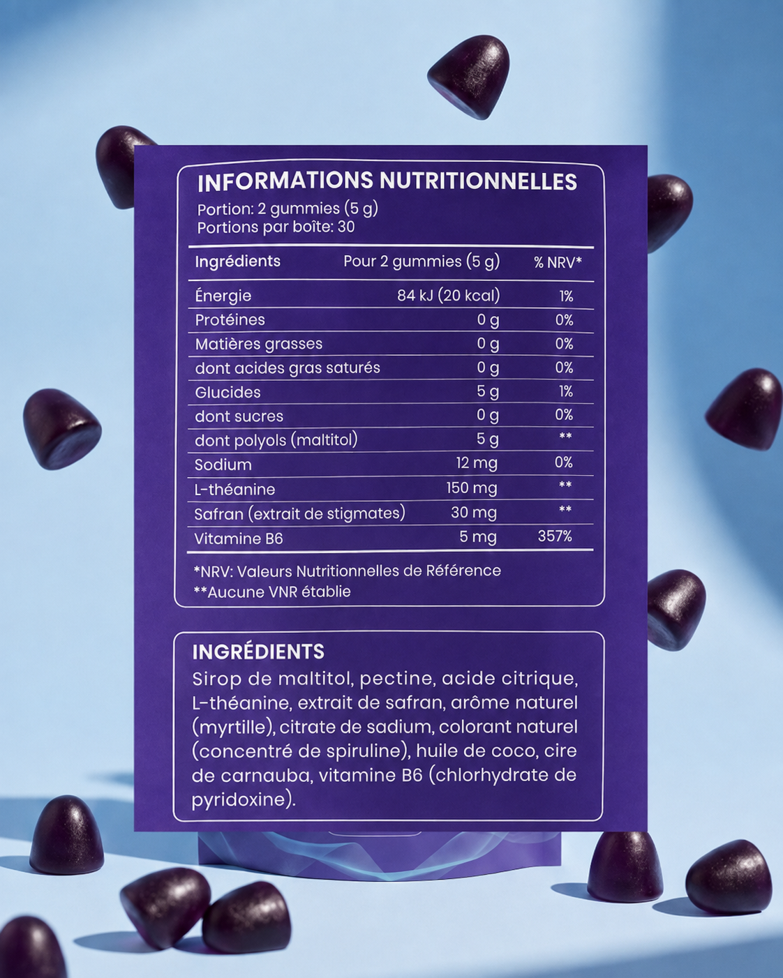Gummies anti-stress