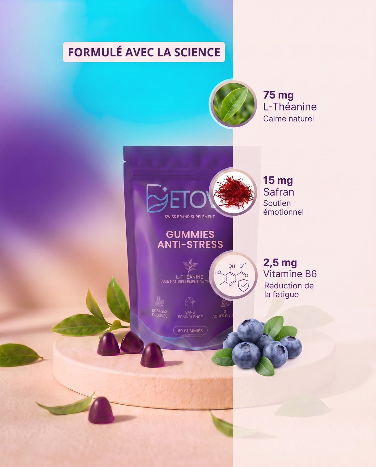 Gummies anti-stress